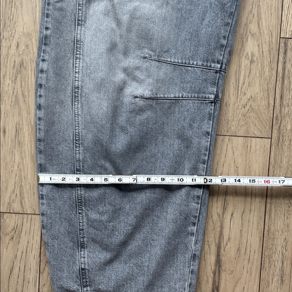 We The Free Wide Leg Relaxed Fit Gray Jeans Women’s Size 30 - Picture 8 of 14